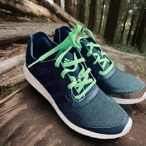 NEW Adidas Pure Boost Reveal Black Green PrimeKnit Suede Mens 10 US 44 EUR 9 UK